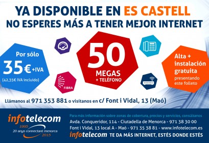 Ya en Es Castell: no esperes más a tener mejor internet