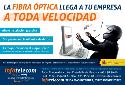 La fibra óptica llega a tu empresa